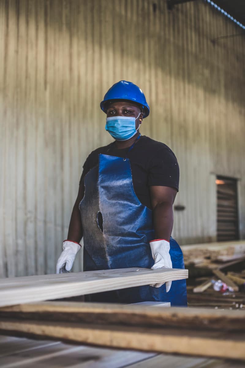 SAFCOL timber-frame community project